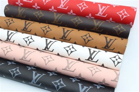 louis vuitton faux leather material